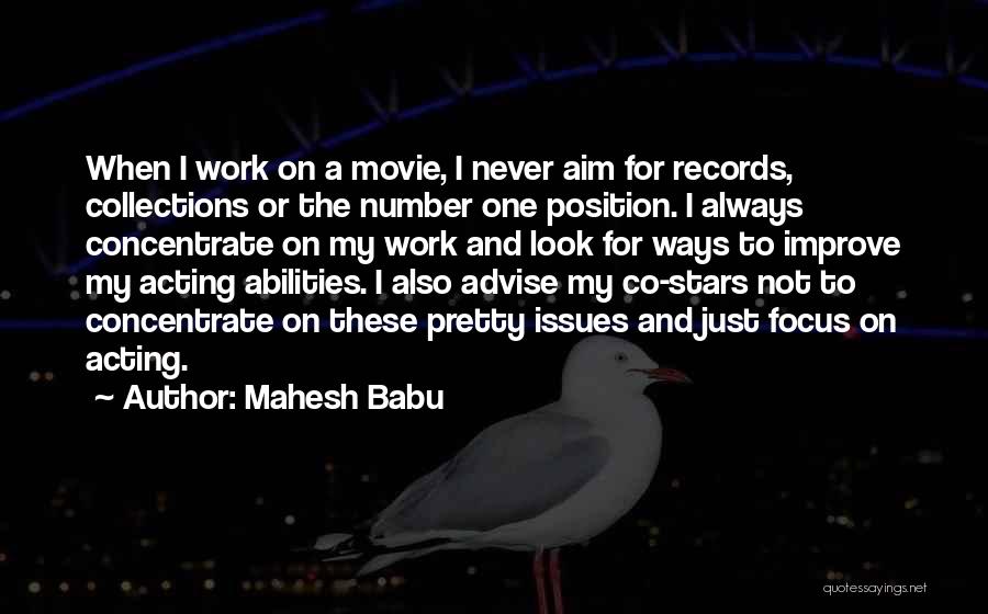 Aim For Quotes By Mahesh Babu