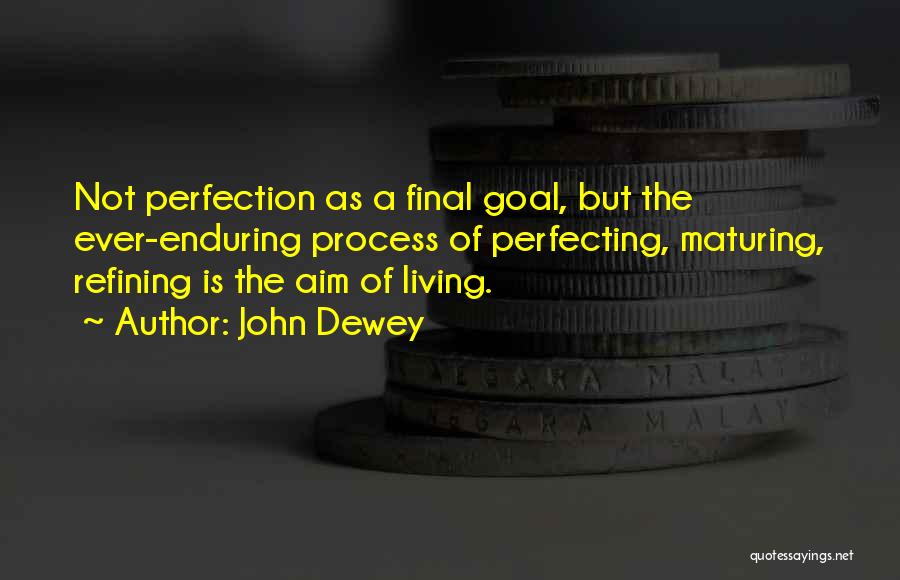 Aim For Your Goal Quotes By John Dewey