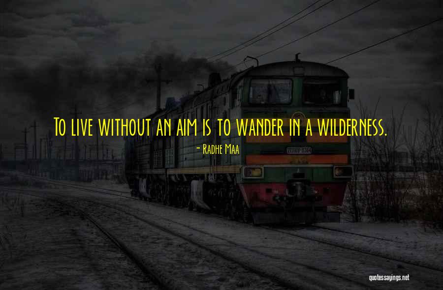 Aim In Life Quotes By Radhe Maa Aim In Life Quotes By Radhe Maa