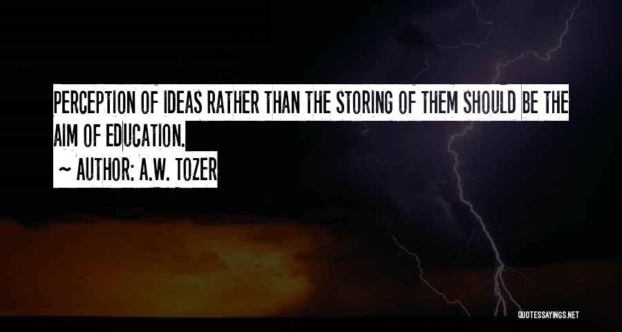 Aim Quotes By A.W. Tozer