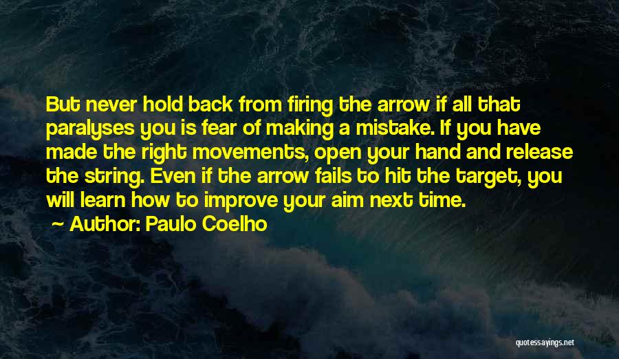 Aim To Improve Quotes By Paulo Coelho