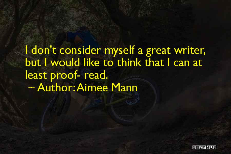 Aimee Quotes By Aimee Mann