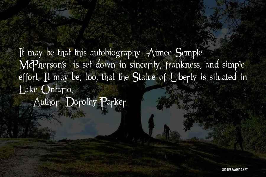 Aimee Quotes By Dorothy Parker