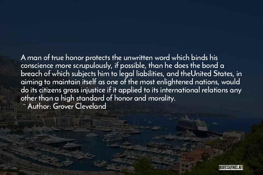 Aiming High Quotes By Grover Cleveland