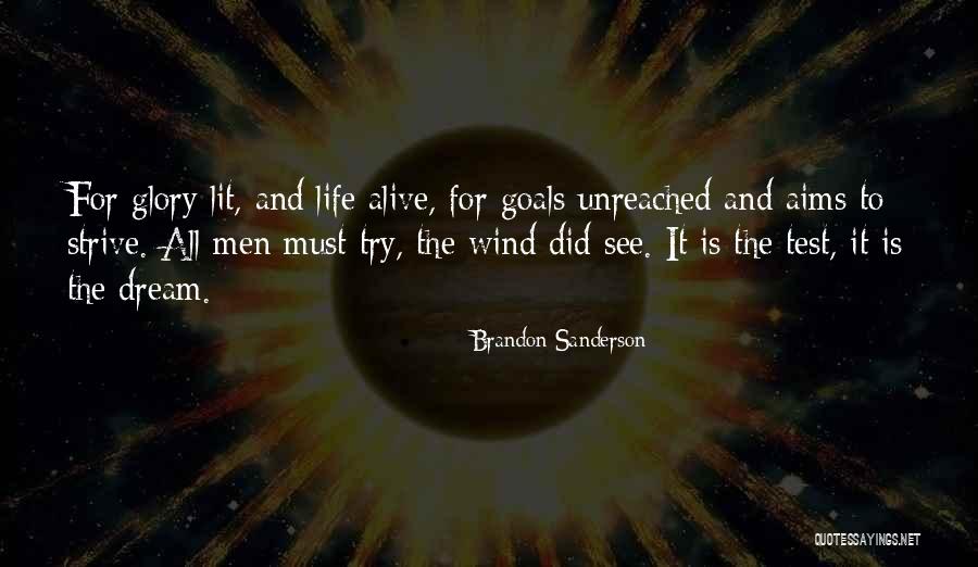Aims Goals Quotes By Brandon Sanderson Aims Goals Quotes By Brandon Sanderson