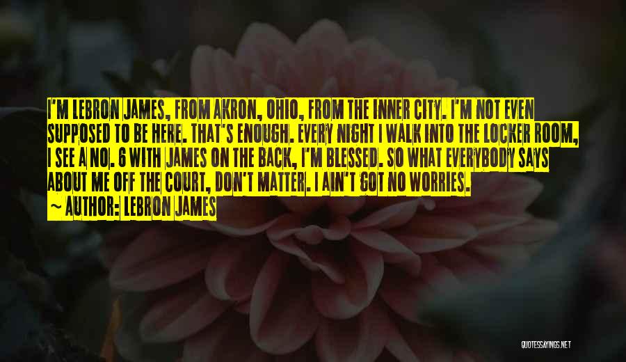 Ain Got No Worries Quotes By LeBron James