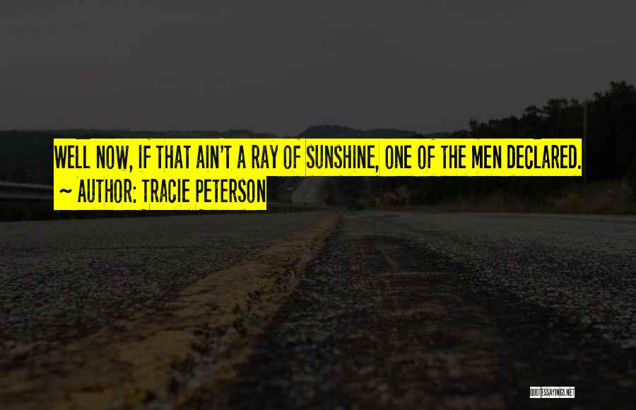 Ain't No Sunshine Quotes By Tracie Peterson