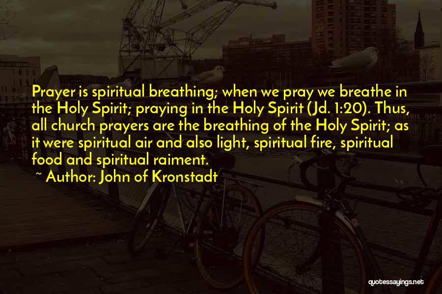 Air 1 Quotes By John Of Kronstadt