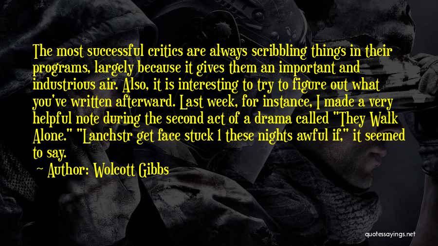 Air 1 Quotes By Wolcott Gibbs