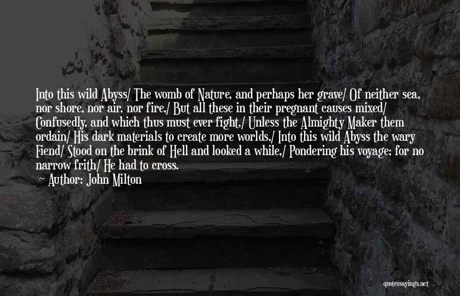 Air And Sea Quotes By John Milton