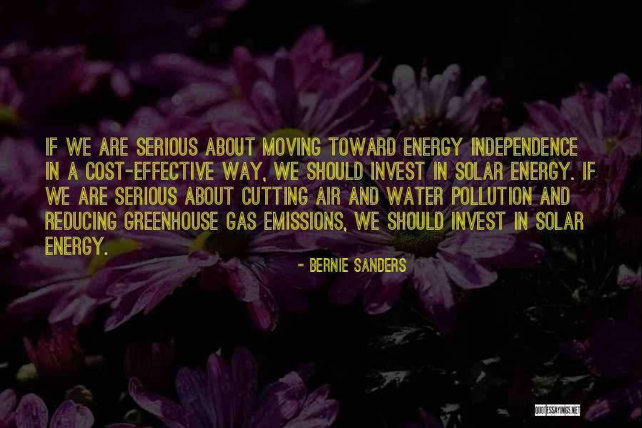 Air And Water Pollution Quotes By Bernie Sanders