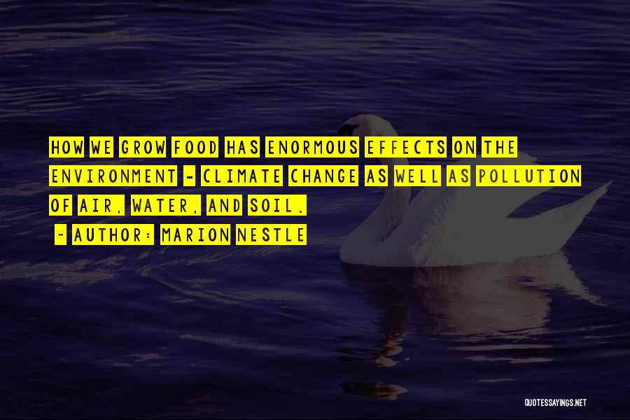 Air And Water Pollution Quotes By Marion Nestle