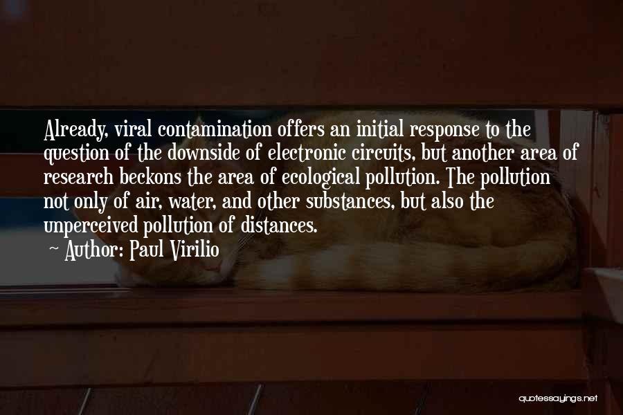 Air And Water Pollution Quotes By Paul Virilio