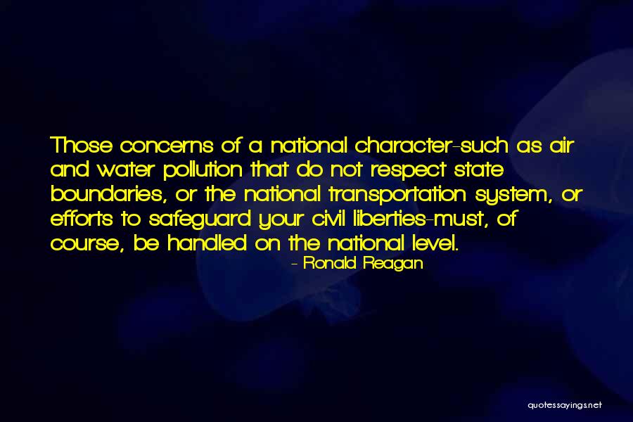 Air And Water Pollution Quotes By Ronald Reagan