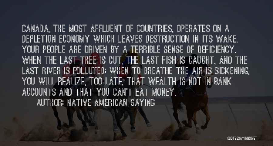 Air Canada Quotes By Native American Saying