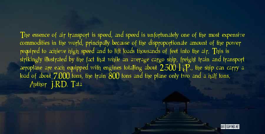 Air Cargo Quotes By J.R.D. Tata
