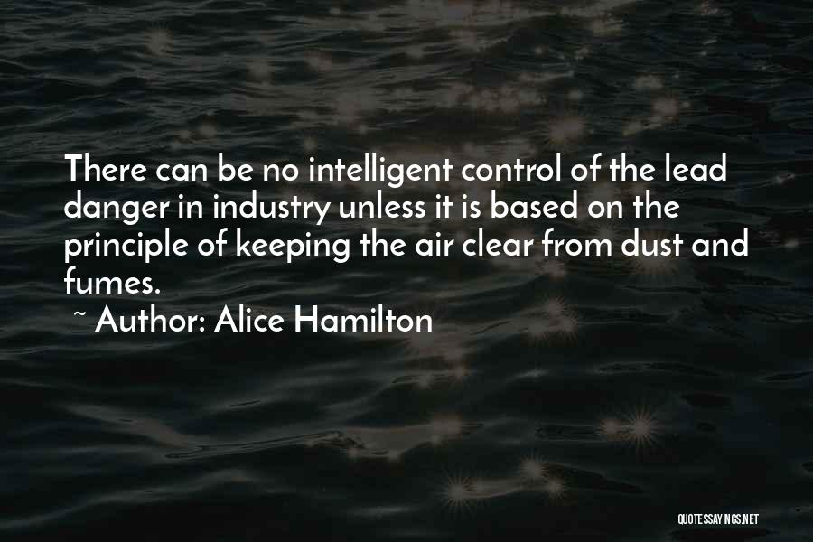 Air Control Quotes By Alice Hamilton