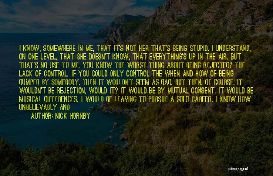 Air Control Quotes By Nick Hornby