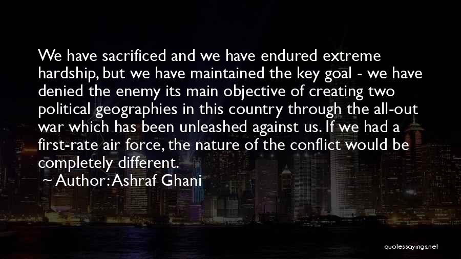 Air Force War Quotes By Ashraf Ghani