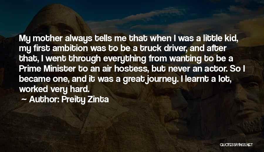 Air Hostess Best Quotes By Preity Zinta