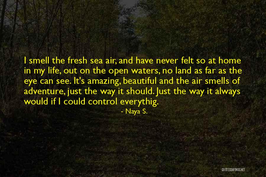 Air Land And Sea Quotes By Naya S. Air Land And Sea Quotes By Naya S.