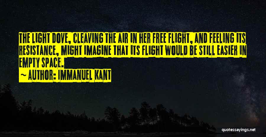 Air Resistance Quotes By Immanuel Kant