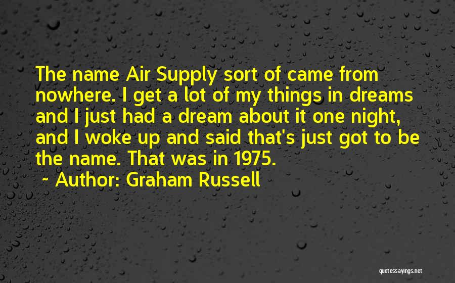 Air Supply Quotes By Graham Russell