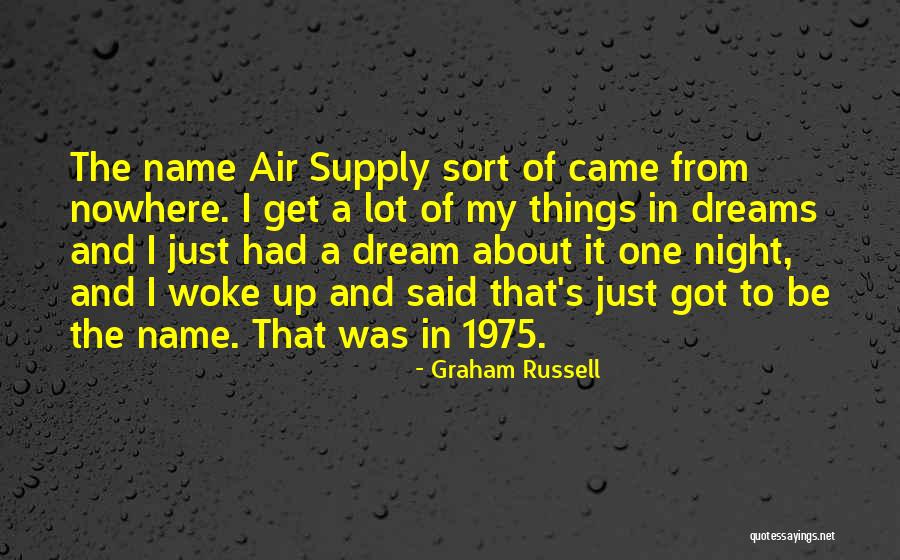 Air Supply Quotes By Graham Russell