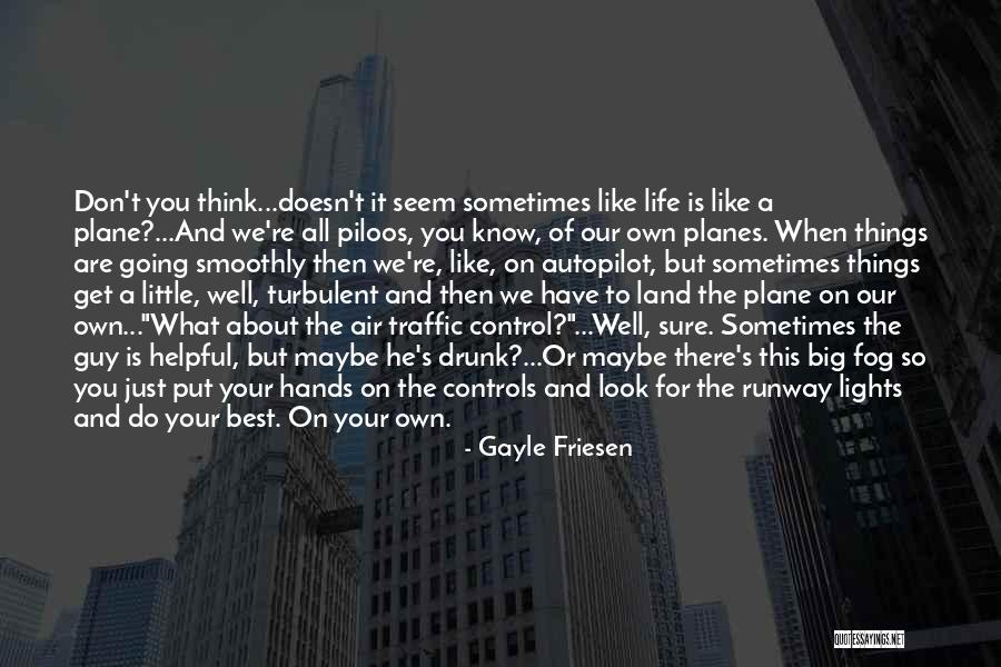 Air Traffic Control Quotes By Gayle Friesen