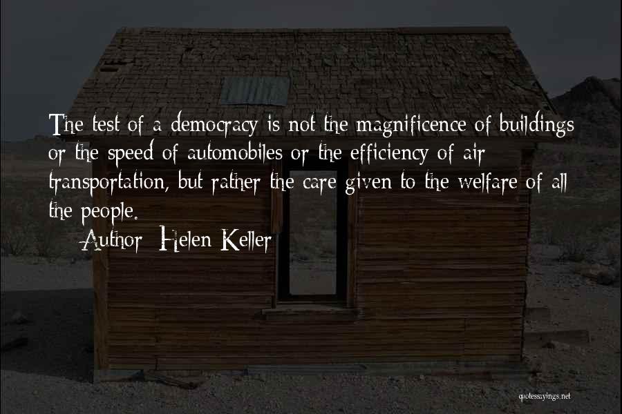 Air Transportation Quotes By Helen Keller