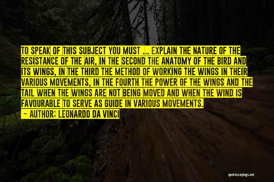 Air Travel Quotes By Leonardo Da Vinci