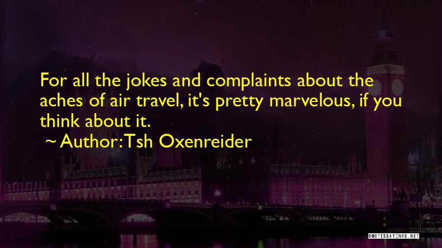 Air Travel Quotes By Tsh Oxenreider