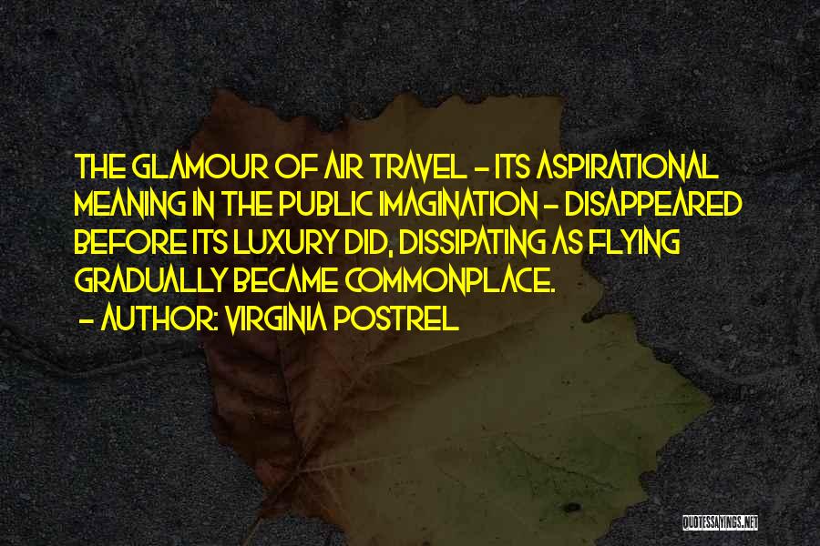 Air Travel Quotes By Virginia Postrel