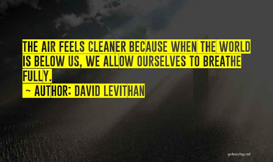 Air We Breathe Quotes By David Levithan