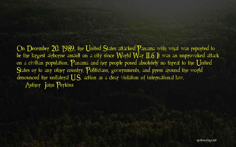 Airborne Quotes By John Perkins