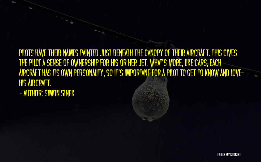 Aircraft Love Quotes By Simon Sinek