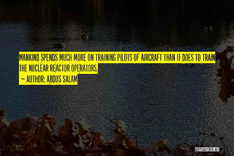 Aircraft Quotes By Abdus Salam