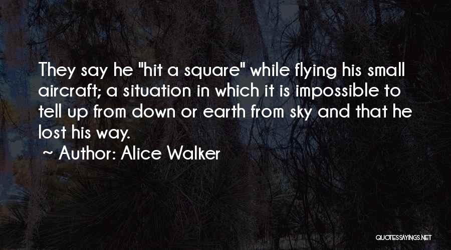 Aircraft Quotes By Alice Walker