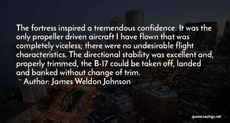 Aircraft Quotes By James Weldon Johnson