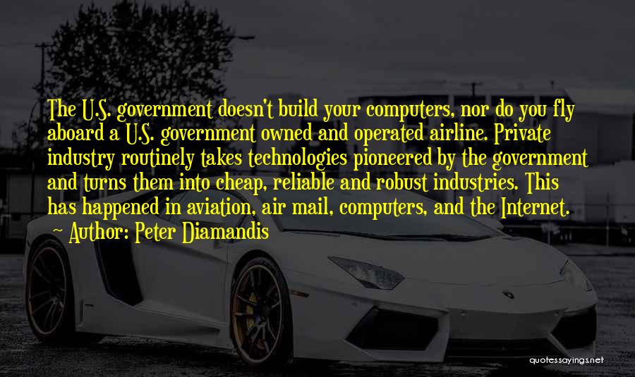 Airline Industry Quotes By Peter Diamandis