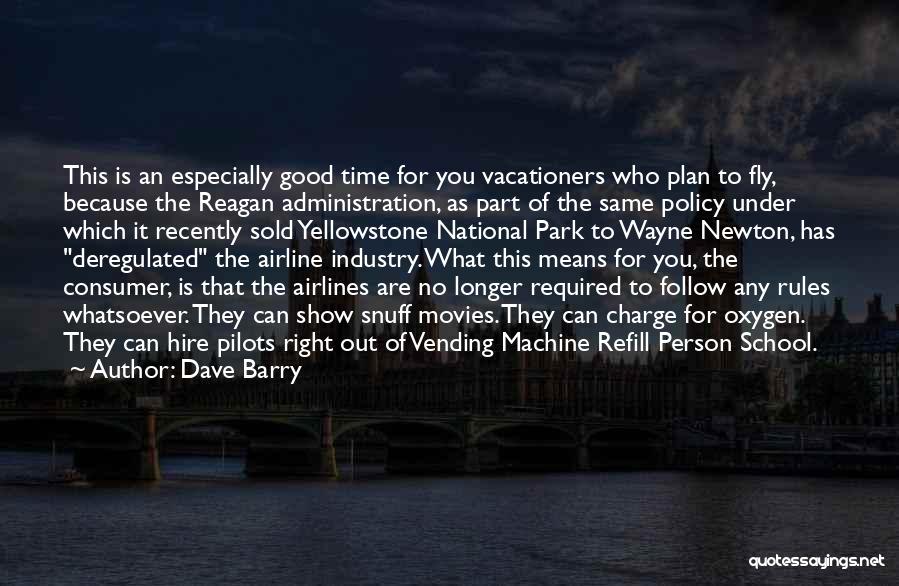Airlines Funny Quotes By Dave Barry