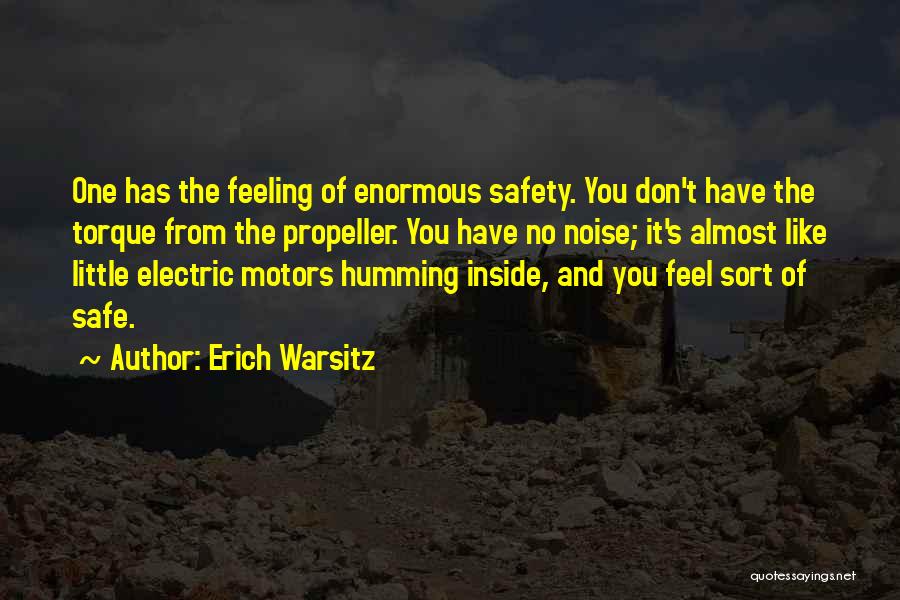 Airplane Safety Quotes By Erich Warsitz