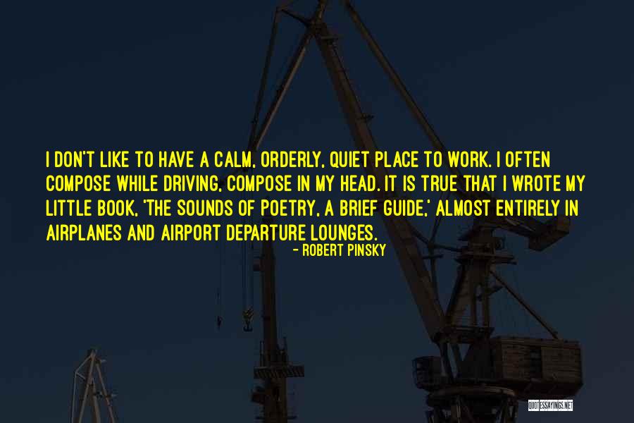 Airport Departure Quotes By Robert Pinsky