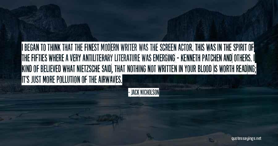 Airwaves Quotes By Jack Nicholson