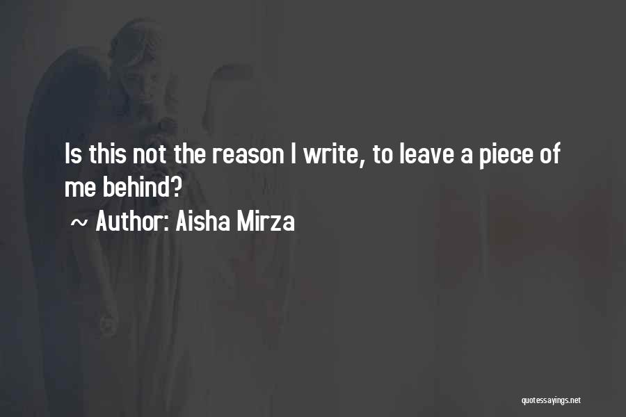 Aisha Mirza Quotes 2147012