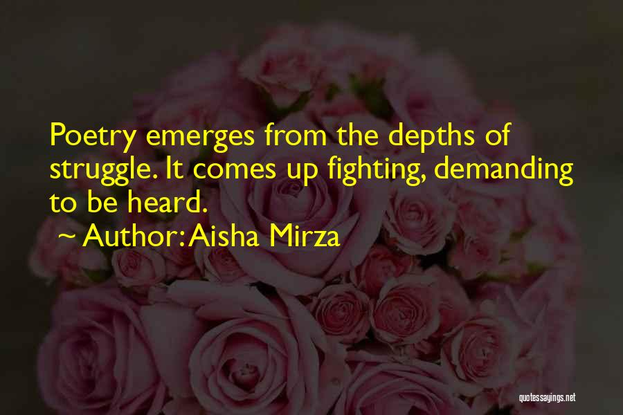 Aisha Quotes By Aisha Mirza