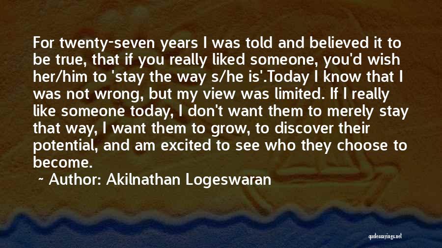 Akilnathan Logeswaran Quotes 1350461