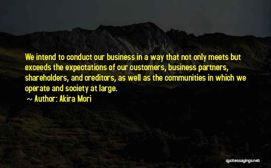 Akira Mori Quotes 2201673