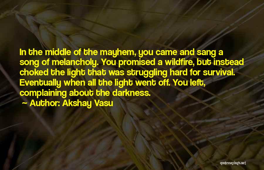 Akshay Vasu Quotes 1414107