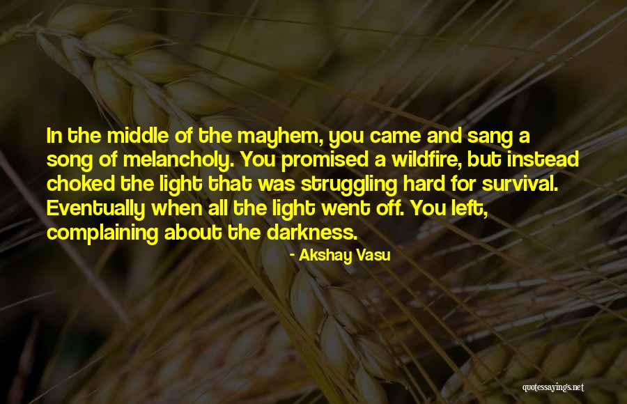 Akshay Vasu Quotes 1414107